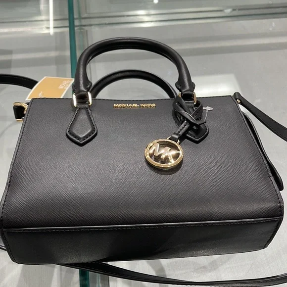 Michael Kors Sheila Small Center Zip Satchel Shoulder Crossbody Bag Non Leather - Picture 8 of 16